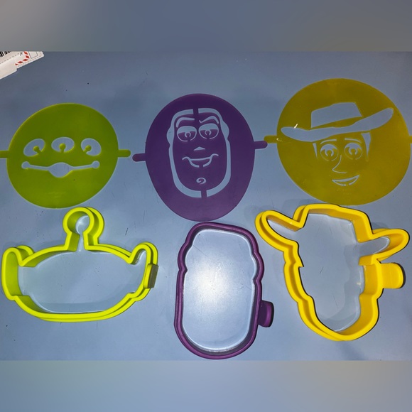 Pampered Chef Toy Story Pancake molds and stencils - Picture 6 of 7